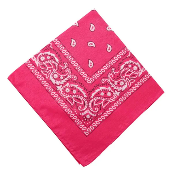 Bandana Halstørklæde Tørklæde Paisley Mønster Rosa pink_tfrf pink