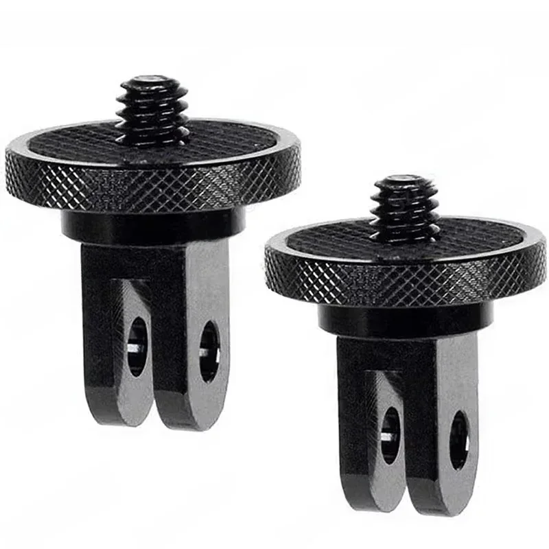AliExpress - Adaptateur de trépied à vis de 1/4 pouces, support de montage rotatif à 360 degrés pour Go Pro 13 12 11 10 9 Insta 360 X5 X4 DJI OSMO 360