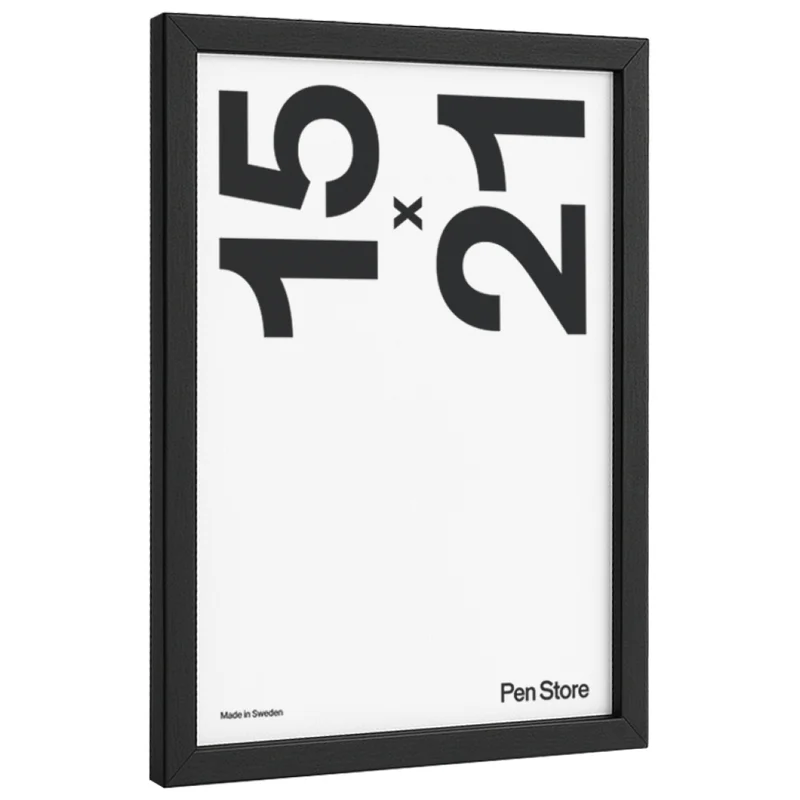 Black Wooden Frame 15x21 cm