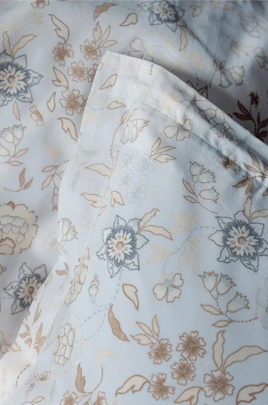 Borås Cotton - Sengesett Liva - Blå - Sengesett - 140X220 - Fra Homeroom