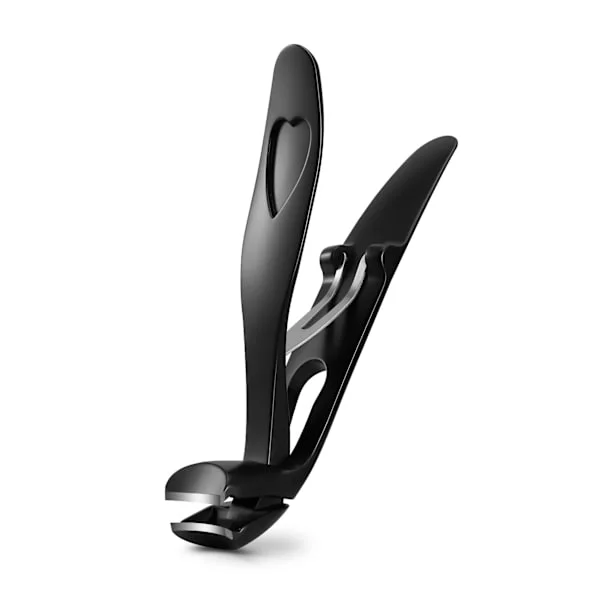 Vinklad nagelklippare - Ergonomisk tånagelklippare för tjocka naglar, nagelklippare i premiumstål med uppsamlare för män och kvinnor