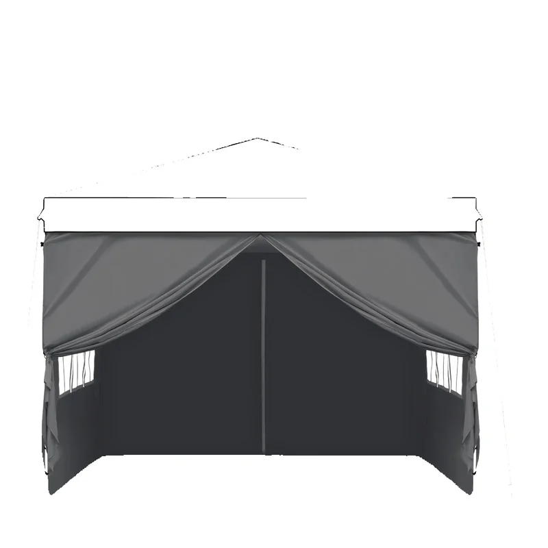AliExpress - Ensemble de parois latérales pour pavillon 3x3 mètres, 4 pièces, 2 fenêtres, 2 portes, adapté aux tentes de fête, aux tentes de jardin, 