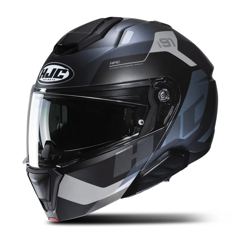 Casco Modulare HJC i91 Carst MC5SF Nero/Grigio M