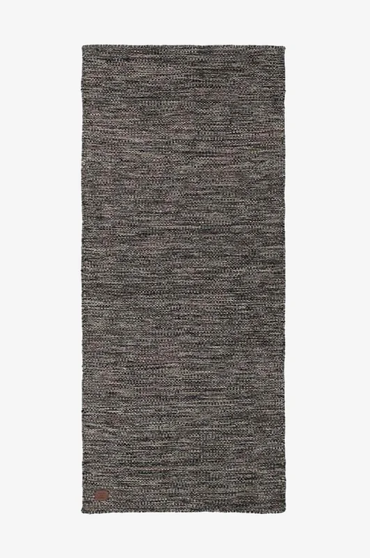 KM Home - Uldtæppe Birka - Sort - Uldtæpper - 75X150 - Fra Homeroom