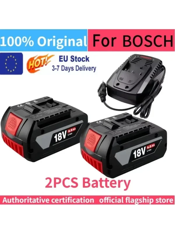 AliExpress - Original 100% für BOSCH 18V Akku Wiederaufladbarer Akku für BOSCH Akku 18V 6,0AH Bestehendes Werkzeug Wiederaufladbarer Akku