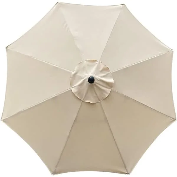 Beige Parasoll Tyg & solbeskyttelse 300 cm – Reserveduk for fritthengende parasoll med UV-beskyttelse for 8-armet parasoll