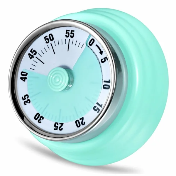 Kitchen Timer, Kitchen Countdown Cooking Timer Reminder, No Batteries Required Magnetic Mechanical Timer Time Management Timer