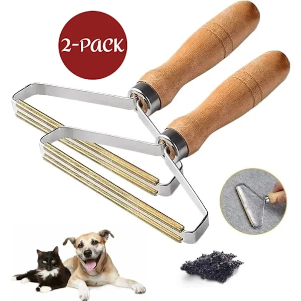 [2-PACK] Lint and Pet Hair Remover – Hair Remover
