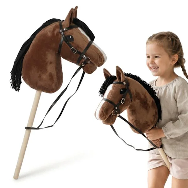 Hobby Horse kæphest til børn 68 cm brun Mamabrum