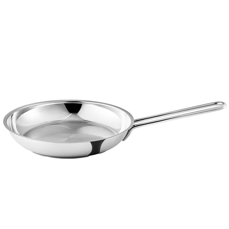 Eva trio Stekepanne 24 cm, rustfritt stål' - 'Blankpolert rustfritt stål