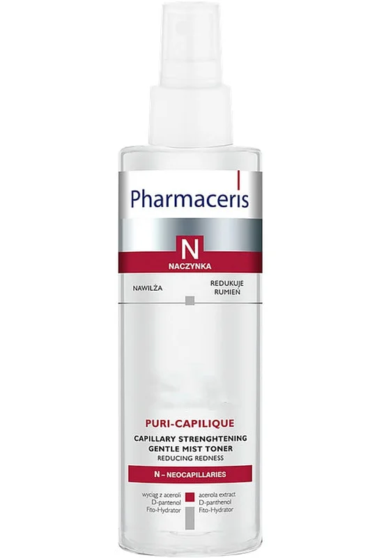 Pharmaceris Puri-Capilique Capillary Strenghtening Gentle Mist Toner 200 ml, Hudpleje, Dermatologisk- & SpecialSkincare, Rødme