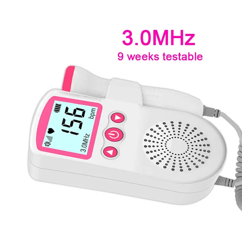 AliExpress - 3.0Mhz Foetale Doppler Prenatale Hartslagmeter Thuis Sonar Doppler Stethoscoop Moeder Huis Foetale Monitor