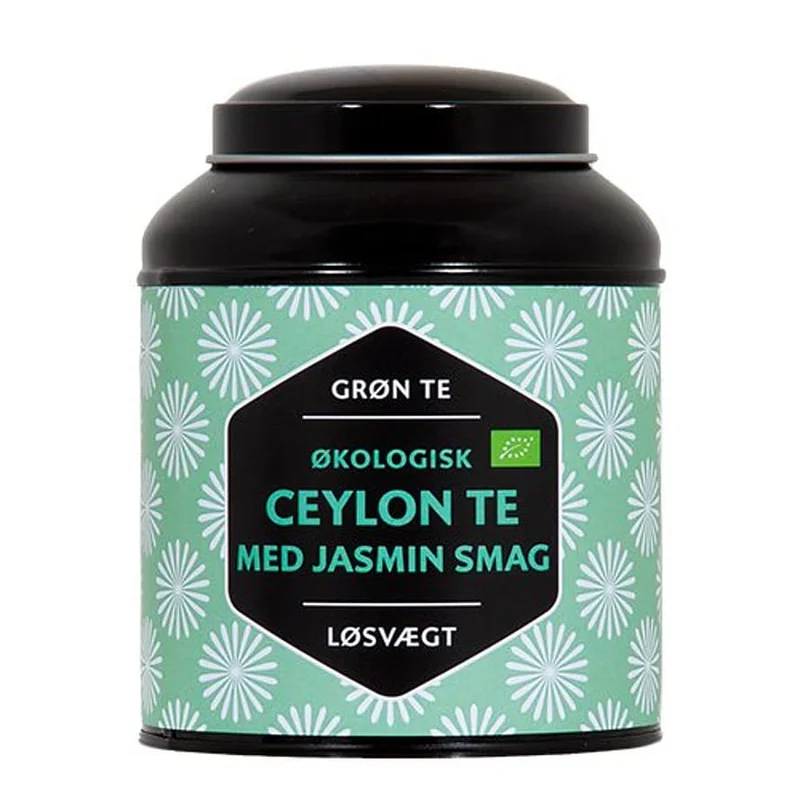 3 for 2 - Te og Kaffe Specialisten Grøn Ceylon Te m. Jasminsmag Ø 75 g, Helse & Madvarer, Te, Grøn Te