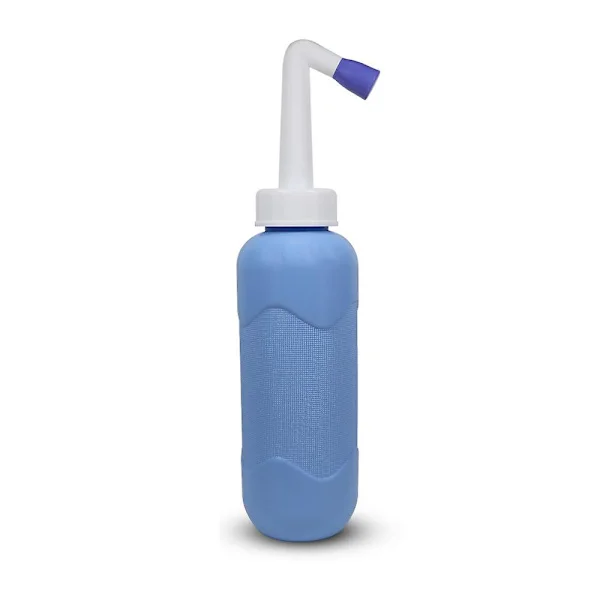 [LLC] Portable Bidet - Travel Bidet Bottle for Personal Hygiene - Handheld Device - Air-Free Bidet Spray - Bottle with Wiper - 500ml