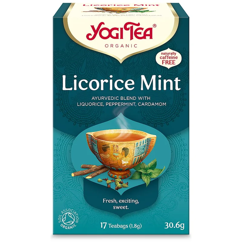 3 for 90 kr., Yogi Yogi Tea Liquorice Mint Ø 17 breve, Helse & Madvarer, Te, Øvrig Te
