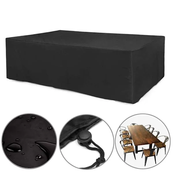 210D Oxford Fabric Outdoor Furniture Cover - Waterproof Protection for Garden Furniture, Tables and Chairs S