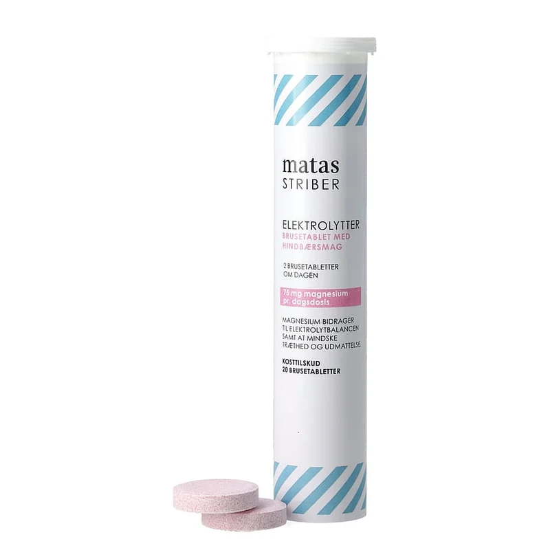 3 for 100 kr., Matas Striber Elektrolytter Hindbær 20 stk., Sport & Velvære, Protein & Energi, Elektrolytter