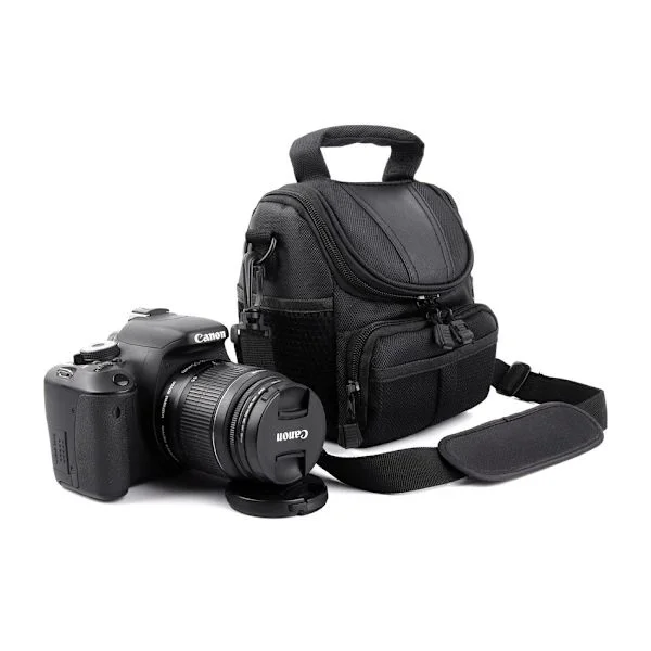 Medium vadderad kameraväska/fodral för Nikon, Canon, Sony, Pentax, Olympus, Panasonic, Samsung, etc.