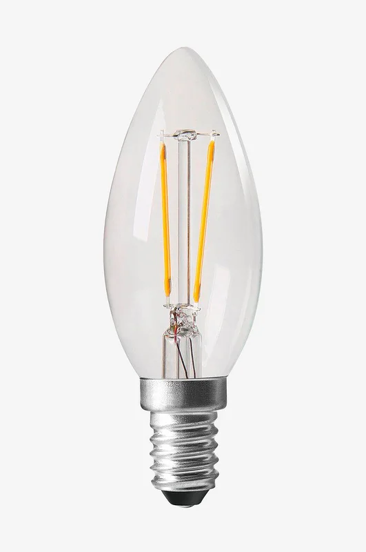 PR Home - Shine LED Filament kynttilälamppu, Clear 45 mm - Läpinäkyvä - Valonlähteet & lamput - - Homeroom