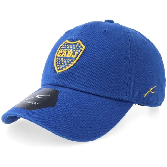 Fan Ink - Football Blå Caps - Kids Football Beyond Borders Boca Blue Dad Cap @ Hatstore