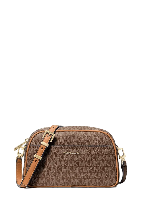 Michael Kors Jet Set Small Camera Crossbody Bag Handväskor Dam Brun ONESIZE