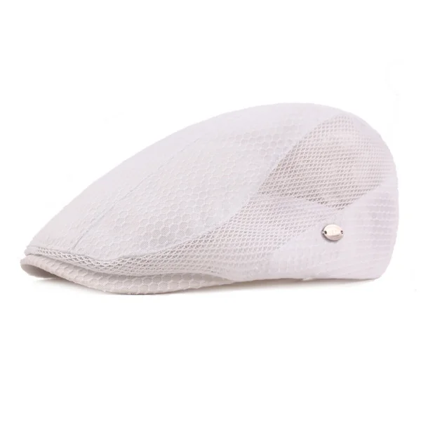 Sommar Mesh Hat Män Kvinnor Berets, Herr Beret Cap Sommar Andas, Herr Flat Cap Vintage Flat Caps
