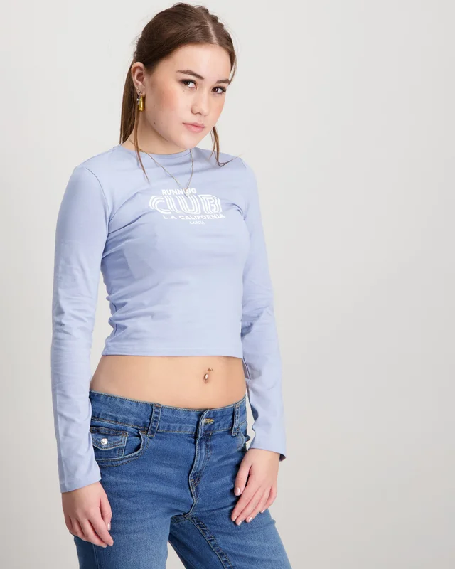 Garcia T-shirt long sleeve Blå T-shirts Tjej - Kids Brand Store