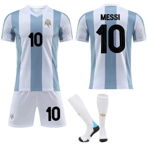 2025-2026 Argentina Jubilæumsudgave Fodboldtrøje Børn Voksen Trøje NO.10 Messi