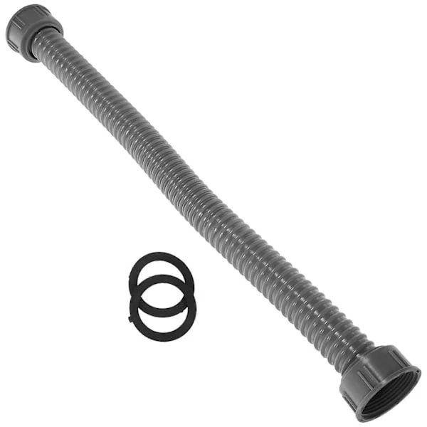 Diskho Avloppsrör Flexibelt Avloppsrör Rörmokare Vattentätt 50cm Tätning 1Set