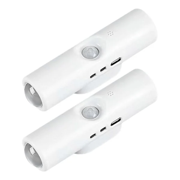 Trådlösa Rörelsesensor Skåplampor Uppladdningsbara Mångsidiga Portabla för Alla Mörka Hörn för Entréer Sängbord Skrivbord Garderob