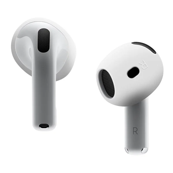 AirPods 4 Earbuds Anti-Slip Silicone Cover Bluetooth Earphones Earmuffs Ear Tips - White
