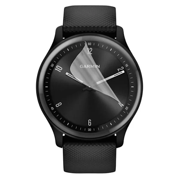 Näytönsuoja Garmin Vivomove Trend [Pakkaus 6] Kestävä, ultra-ohut muovinen suojakalvo Phonillico