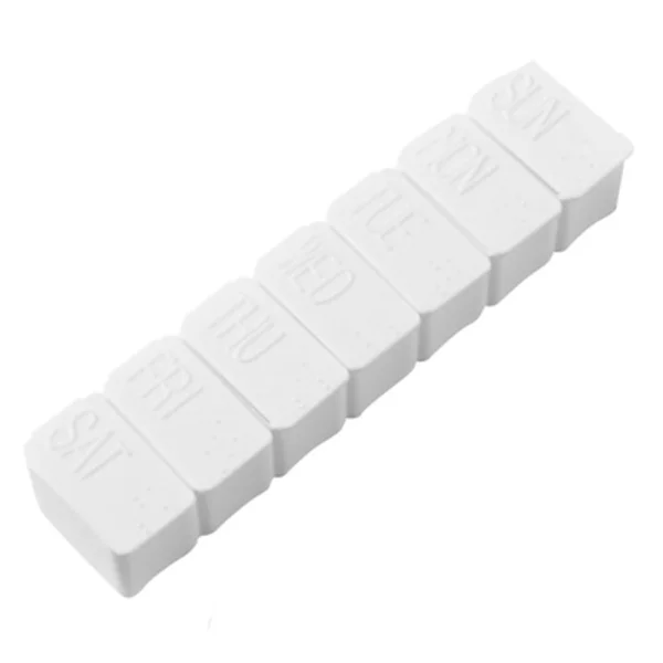 7-facks medicinlåda (veckomedicinlåda) Medicinlåda Vit
