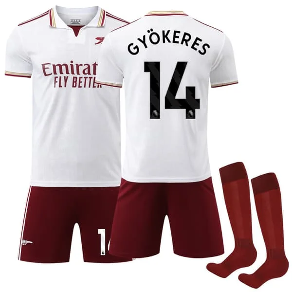 25-26 Arsenal Third Kids Adult Football Jersey No.14 Gyökeres-FY-