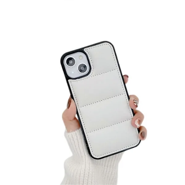 Apple iPhone 12 Pro Shockproof TPU PU Leather Case PC Protective Shell Phone Case with Inner Lining - White