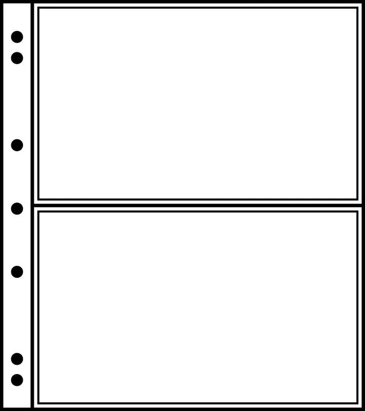 NUMIS møntlommer - Til pengesedler/postkort - Pakke med 10 stk. - Leuchtturm