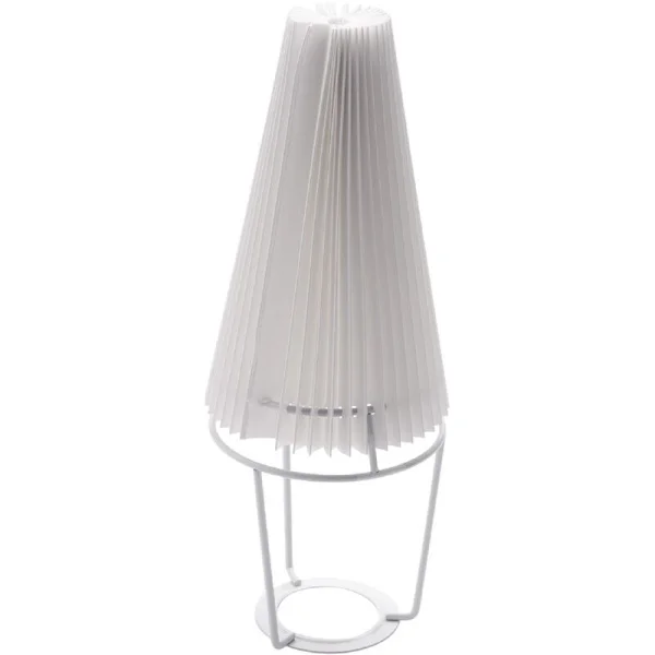 Plissert lampeskjerm bordlampe japansk stil gulvlamper kreativ plissert lampeskjerm skrivebordslampeskjerm soveromslamper -A