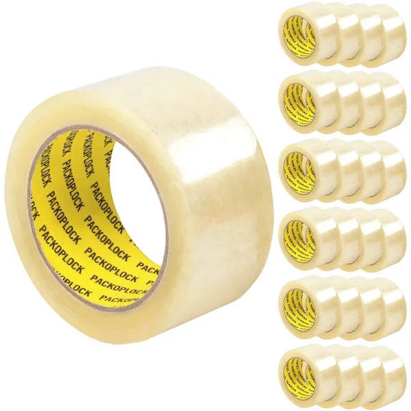 【NX】Packtejp med hög vidhäftning för kartonger och emballage – 50mm x 66m