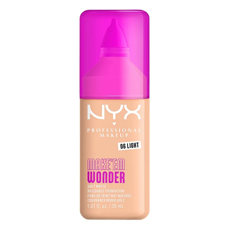 NYX PROFESSIONAL MAKEUP Make Em Wonder Foundation 06 Light, Makeup, Ansigt, Foundation
