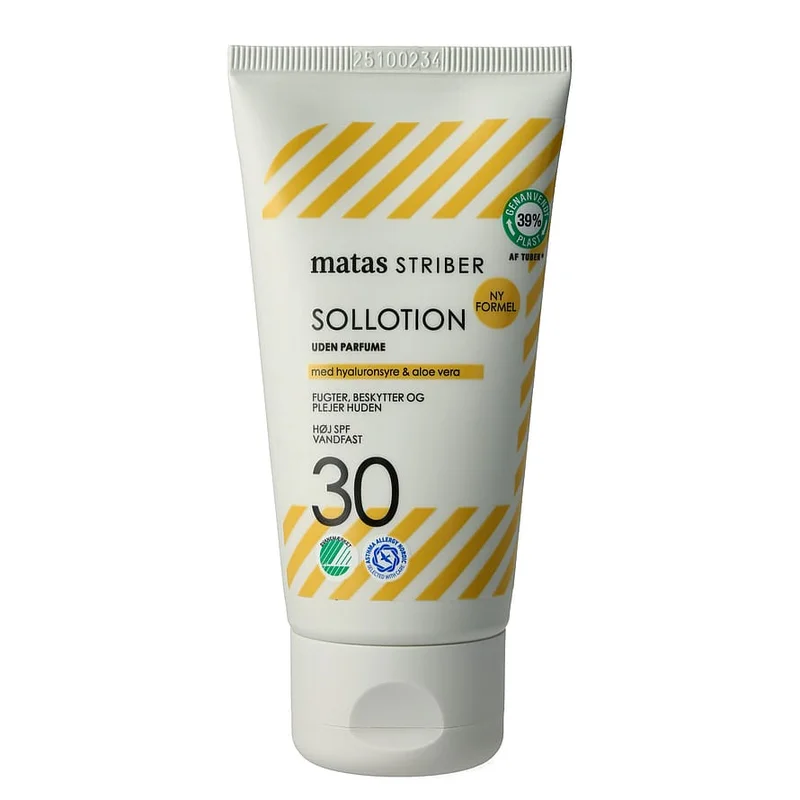 Spar 25% • Køb 2, Matas Striber Sollotion SPF 30 Uden Parfume rejsestr. 80 ml, Hudpleje, Solcreme, Solcreme Til Ansigtet