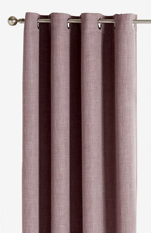 Cellbes of Sweden - Lystett gardin Ellen 2-pack i tåkelilla i størrelse 140 x 165 cm
