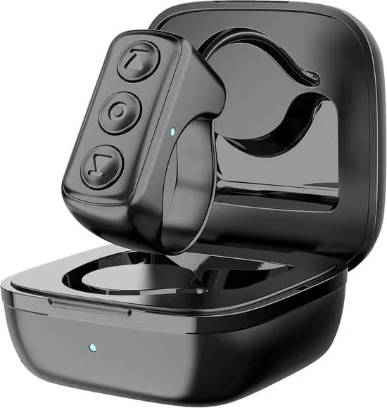 Bluetooth Controller – Bluetooth Modtager – Bluetooth Fjernbetjening – Bluetooth Fjernbetjening – Skift Musik – Sort
