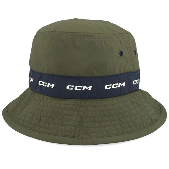 CCM - Grønn bucket Caps - Golf Khaki Green Bucket @ Hatstore
