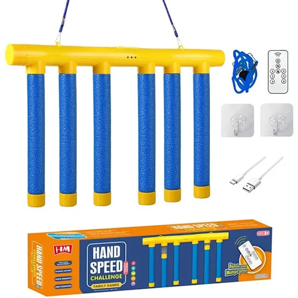 【jia】【Reaction Training】Improved Drop Stick Game | Train Hand-Eye Coordination | Reaction Game for Kids and Adults | Portable