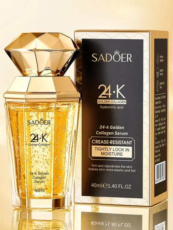 AliExpress - SADOER 24K Golden Collagen Serum für das Gesicht, feuchtigkeitsspendend, Anti-Falten, feuchtigkeitsspendend, Anti-Aging, Gesichtsessenz, 