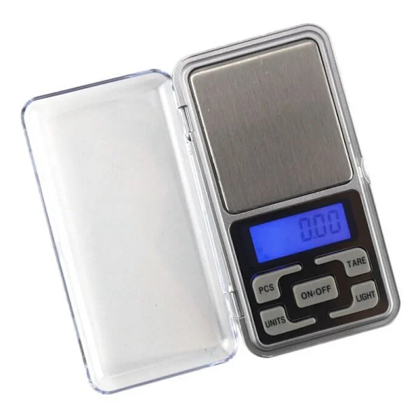 Digital Pocket Scale, Pocket Scale, Jewelry Scale 0.01 - 200g Silver