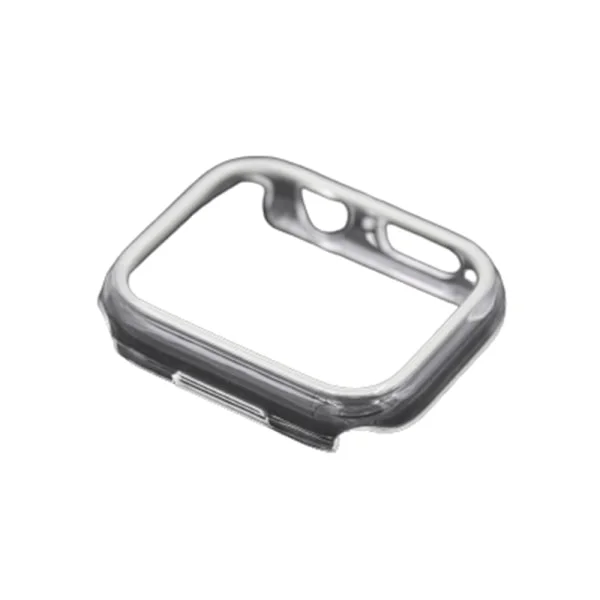 Selvlysende deksel med skjermbeskytter Hvit Apple Watch Series 7/8 Hvit
