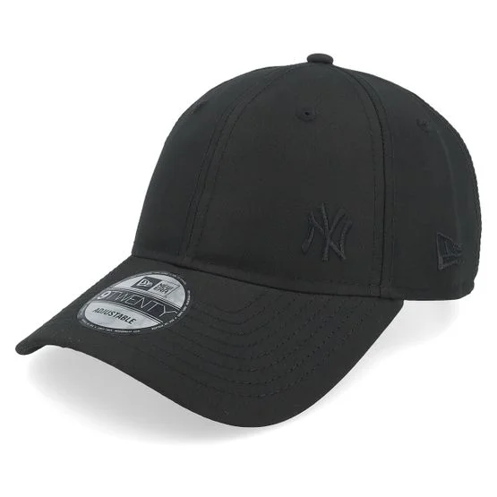 New Era - MLB Sort unconstructed Kasket - New York Yankees Flawless 9TWENTY Black Dad Cap @ Hatstore
