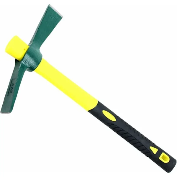 [LCS] Kuokka Mini Kuokka Kirves Puutarhatyökalu Kitkeminen Mini Kuokka Teräs Lasikuitukahva Puukuokka Puutarhan Maataloustyökalu 38,5 x 22,5 cm