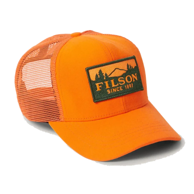 Filson Logger Mesh Cap Blaze Orange